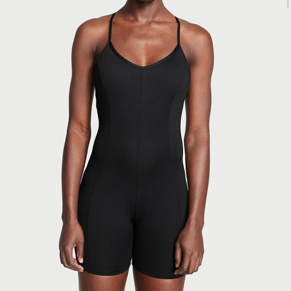 VICTORIA'S SECRET Essential Short Unitard black, small - Picture 2 of 7